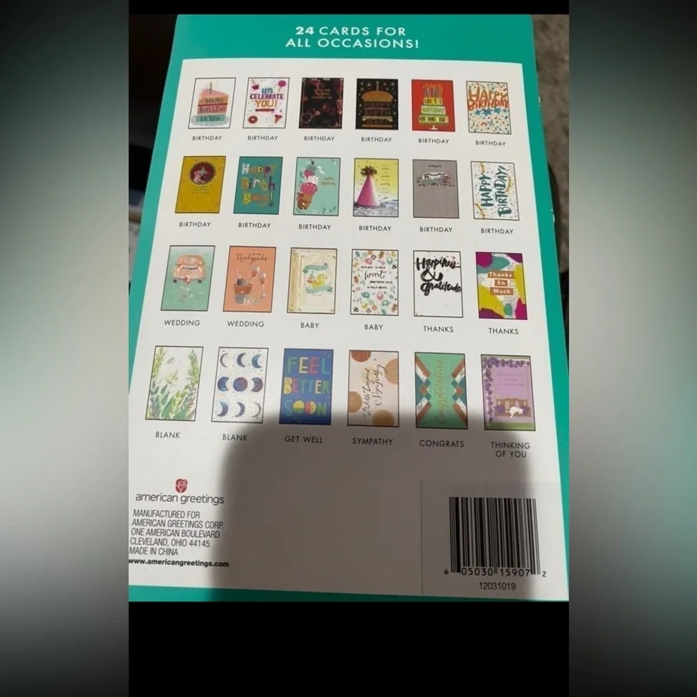 American greetings all occasion cards 24 count NIB